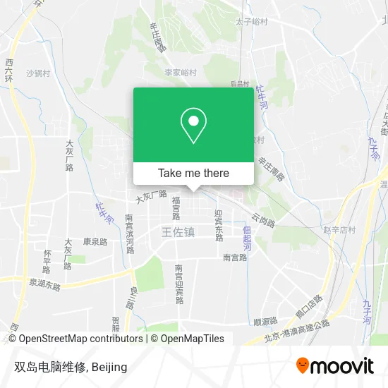 双岛电脑维修 map