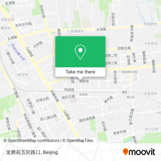 龙腾苑五区路口 map