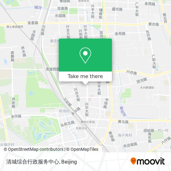 清城综合行政服务中心 map