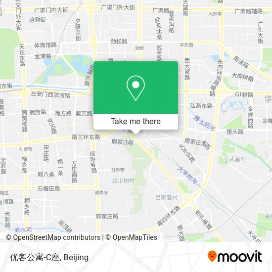 优客公寓-C座 map