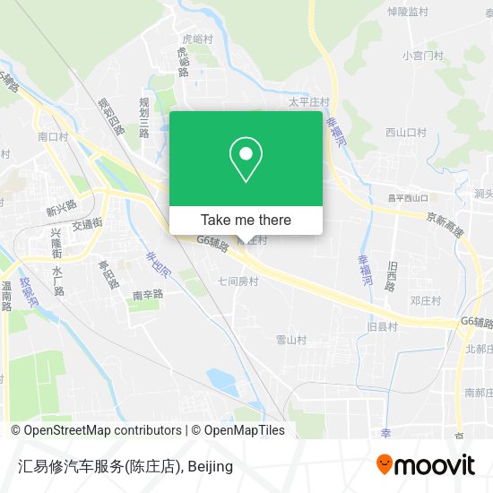 汇易修汽车服务(陈庄店) map