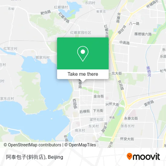 阿泰包子(斜街店) map