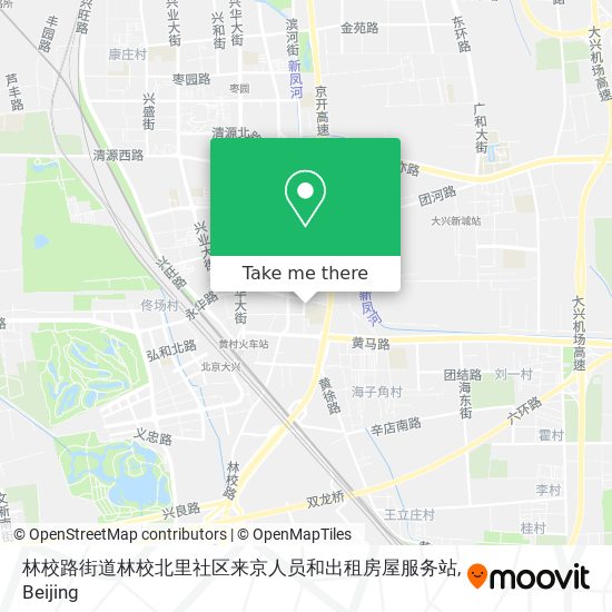 林校路街道林校北里社区来京人员和出租房屋服务站 map