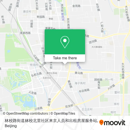 林校路街道林校北里社区来京人员和出租房屋服务站 map