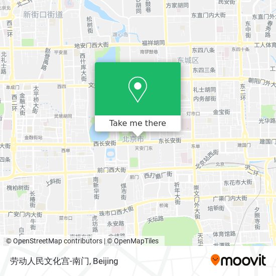 劳动人民文化宫-南门 map