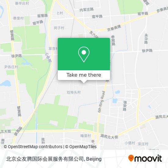 北京众友腾国际会展服务有限公司 map