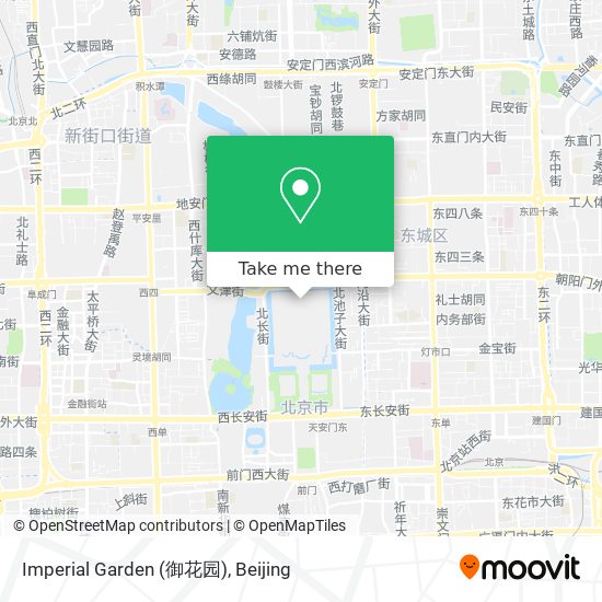 Imperial Garden (御花园) map