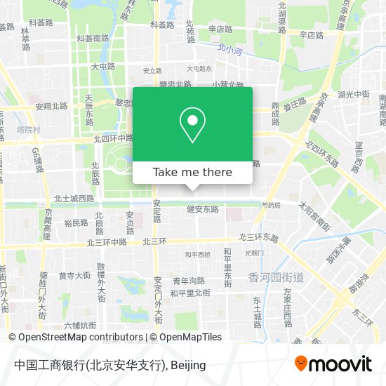 中国工商银行(北京安华支行) map