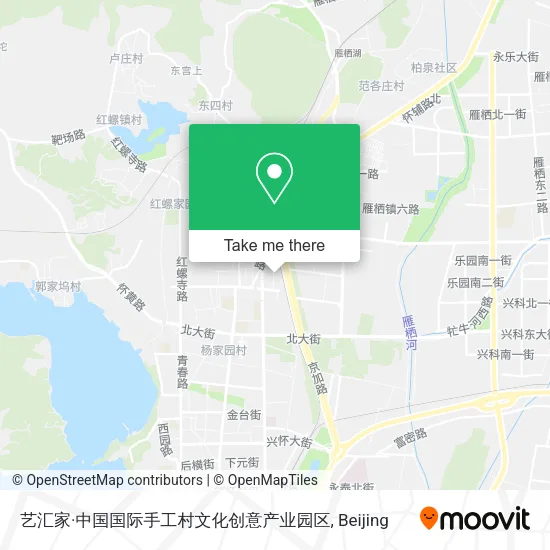 艺汇家·中国国际手工村文化创意产业园区 map