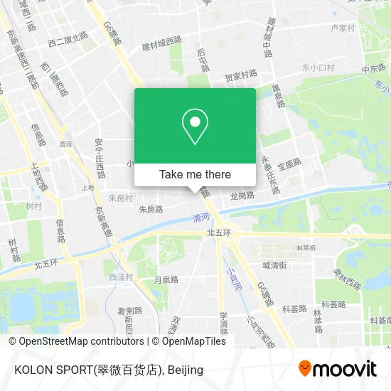 KOLON SPORT(翠微百货店) map