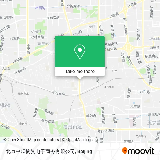 北京中烟物资电子商务有限公司 map
