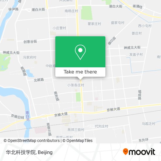 华北科技学院 map