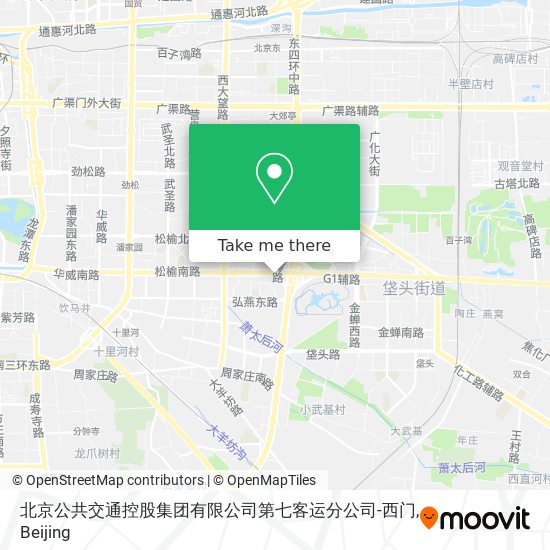 北京公共交通控股集团有限公司第七客运分公司-西门 map