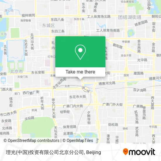 理光(中国)投资有限公司北京分公司 map