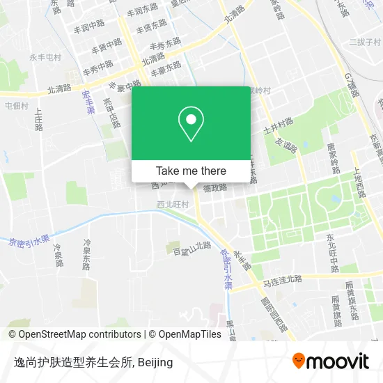 逸尚护肤造型养生会所 map