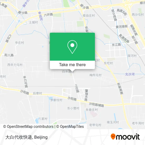 大白代收快递 map