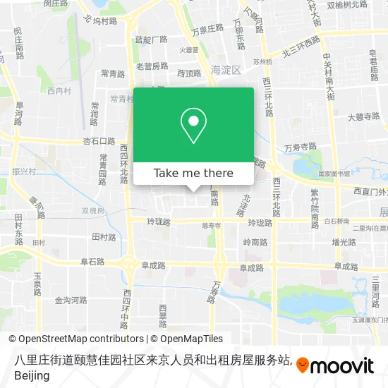 八里庄街道颐慧佳园社区来京人员和出租房屋服务站 map