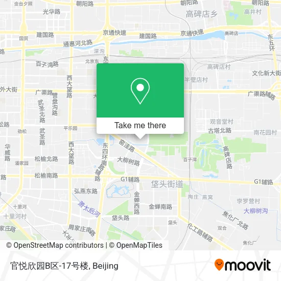 官悦欣园B区-17号楼 map