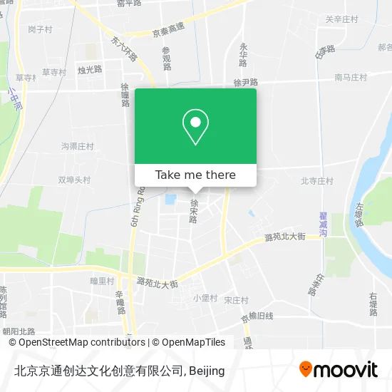 北京京通创达文化创意有限公司 map