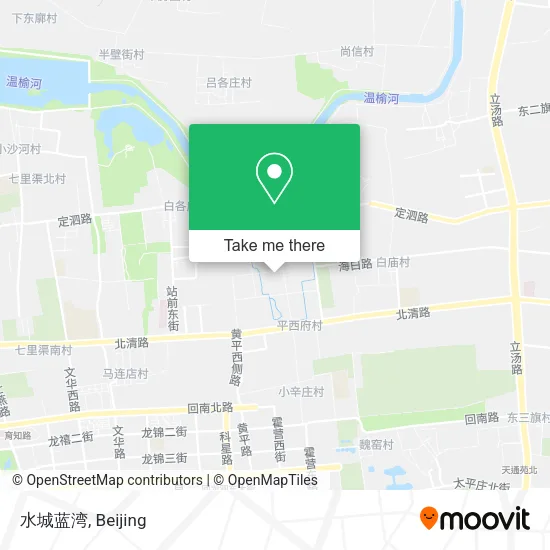 水城蓝湾 map