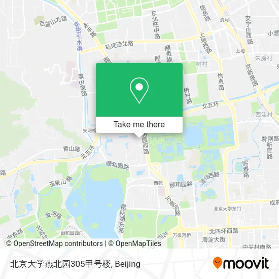 北京大学燕北园305甲号楼 map