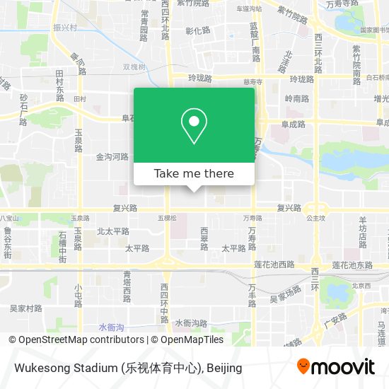 Wukesong Stadium (乐视体育中心) map