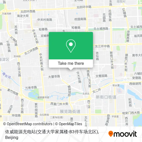 依威能源充电站(交通大学家属楼-B3停车场北区) map
