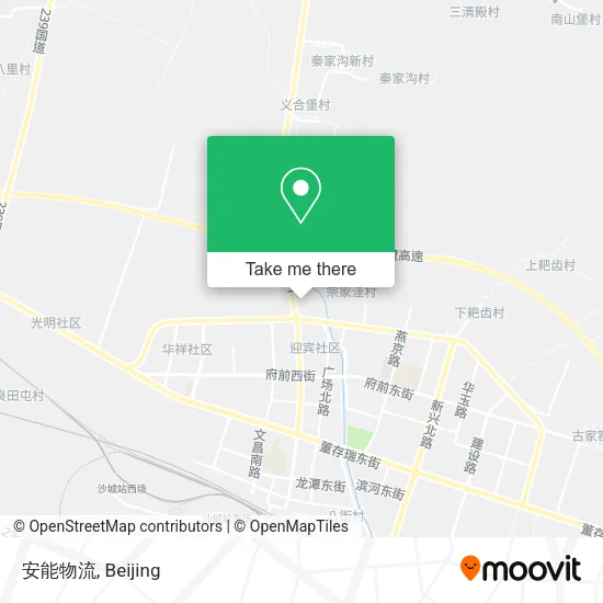 安能物流 map