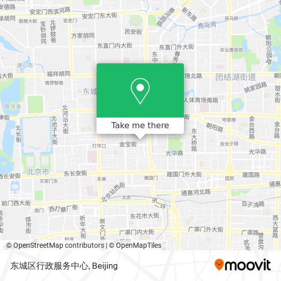 东城区行政服务中心 map