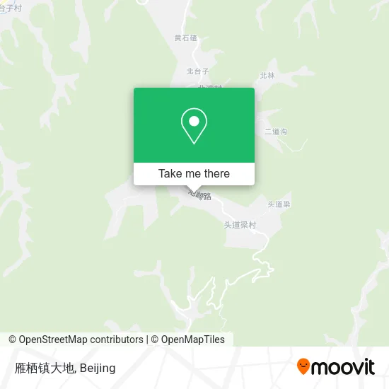 雁栖镇大地 map