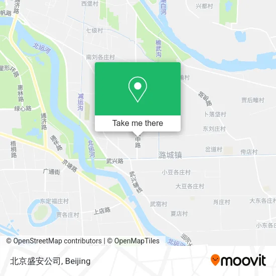 北京盛安公司 map