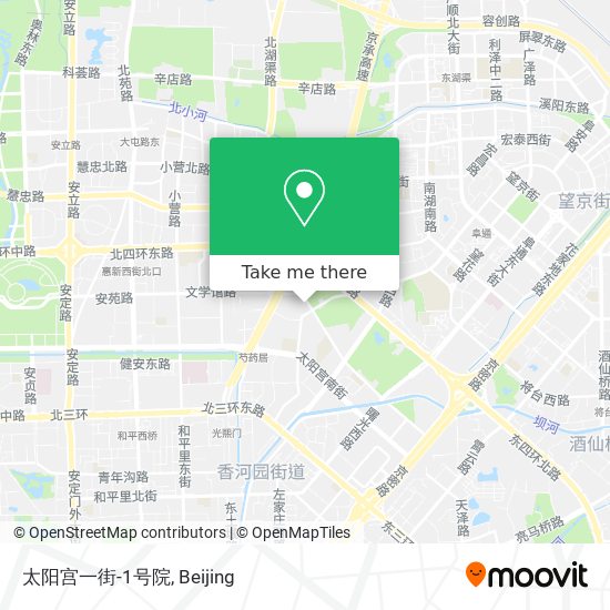 太阳宫一街-1号院 map