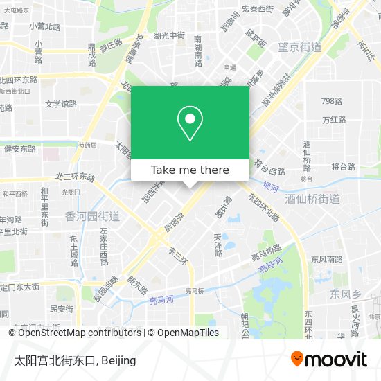 太阳宫北街东口 map