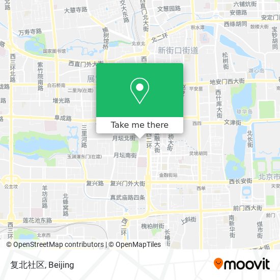 复北社区 map