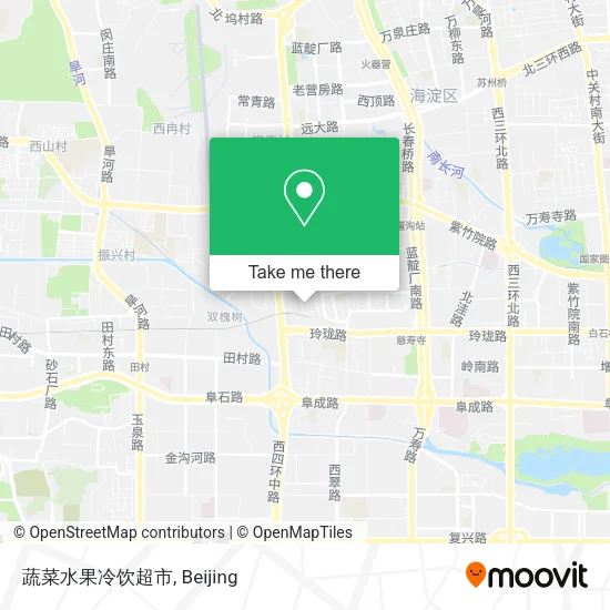 蔬菜水果冷饮超市 map