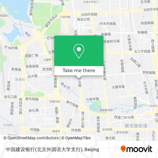 中国建设银行(北京外国语大学支行) map