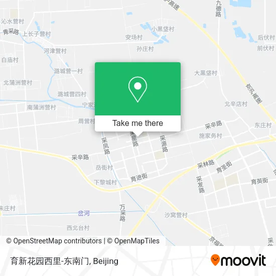 育新花园西里-东南门 map