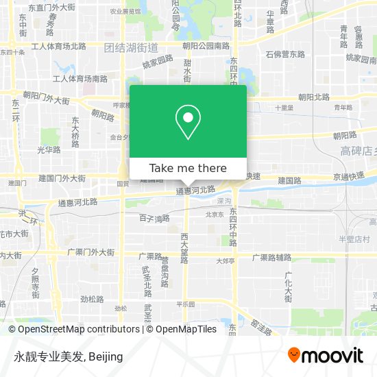 永靓专业美发 map
