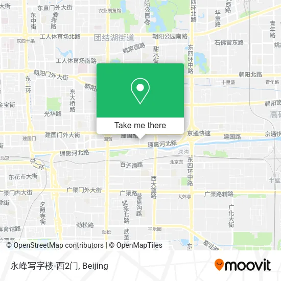 永峰写字楼-西2门 map