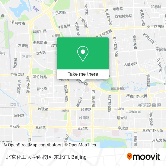 北京化工大学西校区-东北门 map