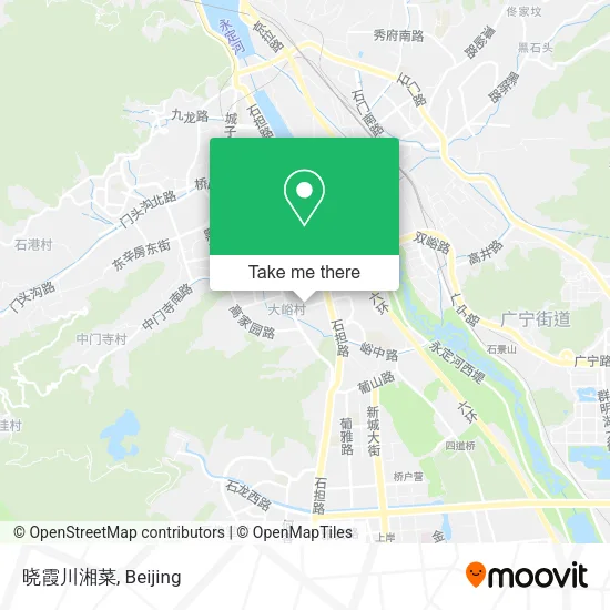 晓霞川湘菜 map
