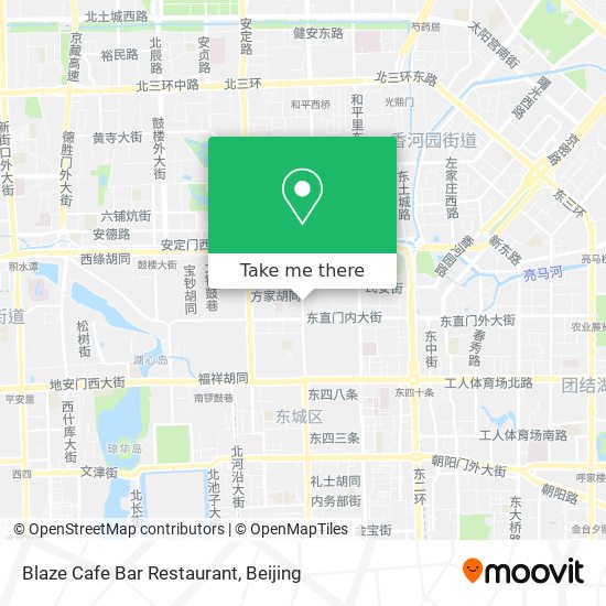 Blaze Cafe Bar Restaurant map