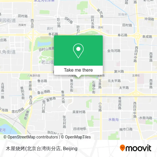 木屋烧烤 map