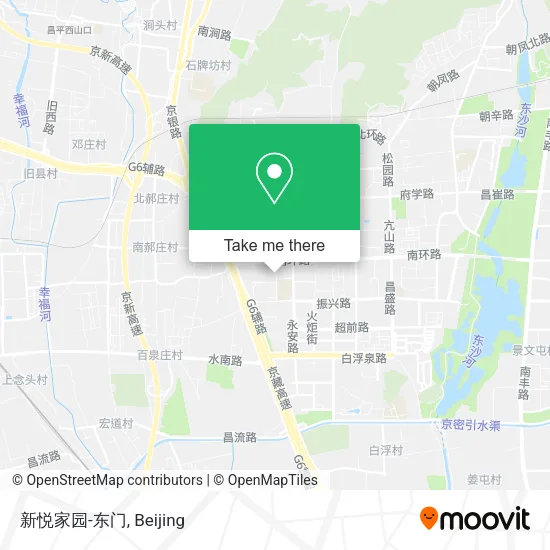 新悦家园-东门 map