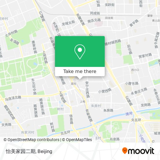 怡美家园二期 map
