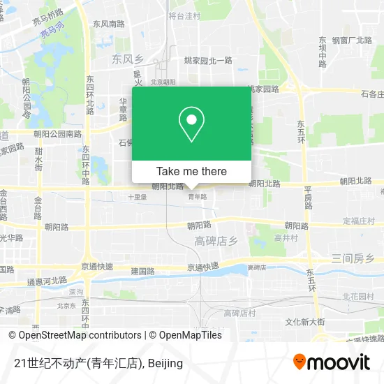 21世纪不动产(青年汇店) map