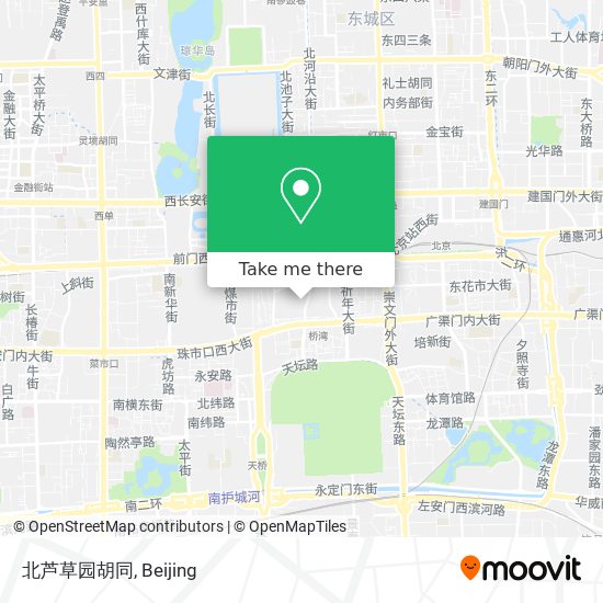 北芦草园胡同 map