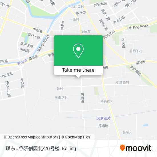 联东U谷研创园北-20号楼 map