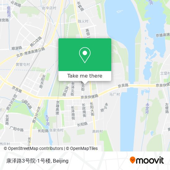 康泽路3号院-1号楼 map
