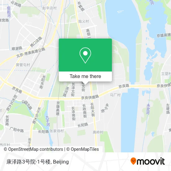 康泽路3号院-1号楼 map